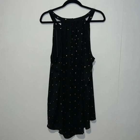 Torrid Black Sleeveless With Gold Diamonds 1051 - Picture 2 of 6